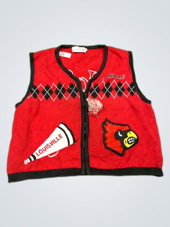 Castles Sport University of Louisville Cardinals Knit Vest