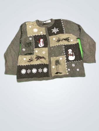Croft & Barrow Festive Knit Cardigan