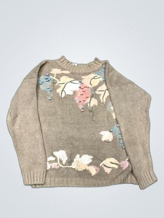 Shenanjigans Embroidered Knit Sweater