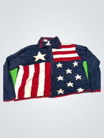 American Flag Sweater