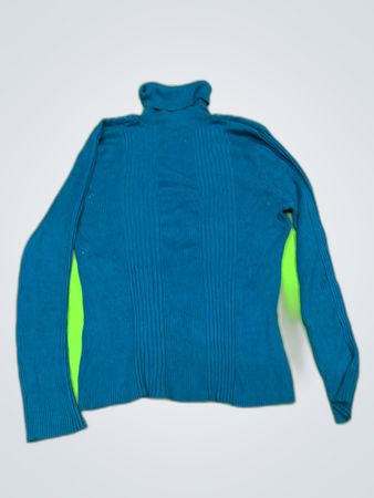 Unbranded Blue Turtleneck Knit Sweater