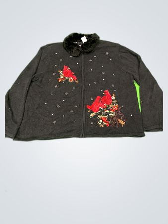 Classic Elements Black Knit Cardigan