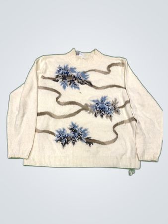 Alfred Dunner Printed Knit Sweater