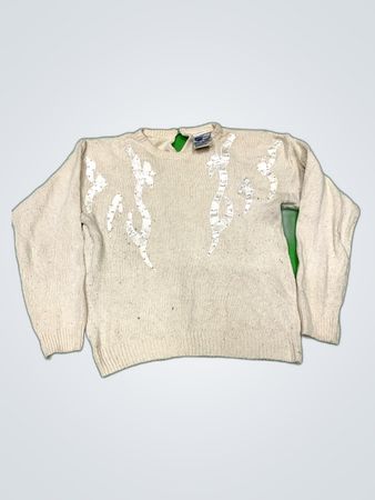 Extra Touch Embellished Knit Sweater