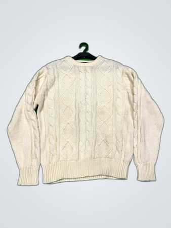 Moss Creek Trader Cream Cable Knit Sweater