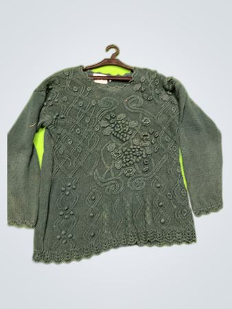 Green Knit Sweater