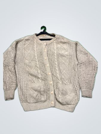 Western Connection Cable Knit Cardigan