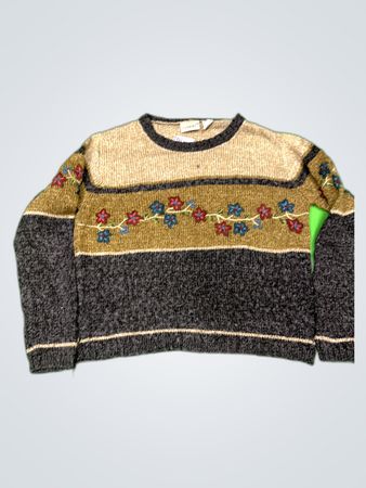 Fashion Bug Embroidered Knit Sweater