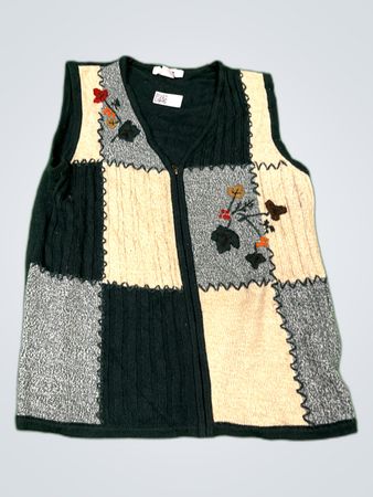 Alaïa Patchwork Knit Vest