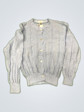 Therese Light Blue Knit Cardigan Sweater