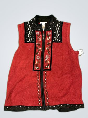 Christopher Bank Embroidered Knit Vest