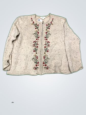 Embroidered Knit Sweater