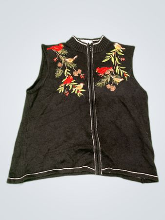 Southern Lady Embroidered Vest