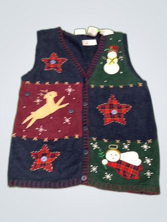 Capacity Christmas Knit Vest