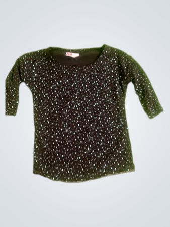 AERO Black Polka Dot Blouse