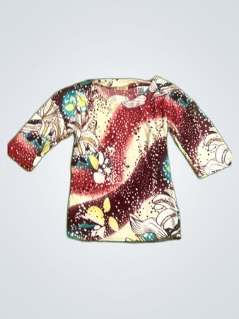 AoErDuo Printed Blouse
