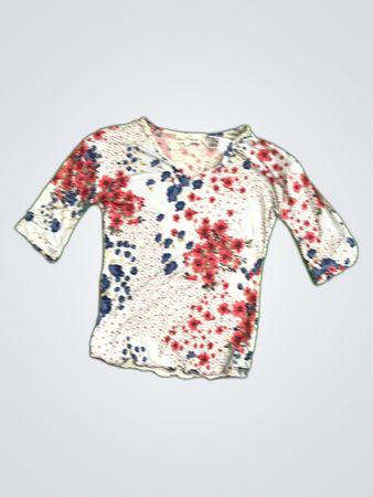Floral 3/4 Sleeve Top