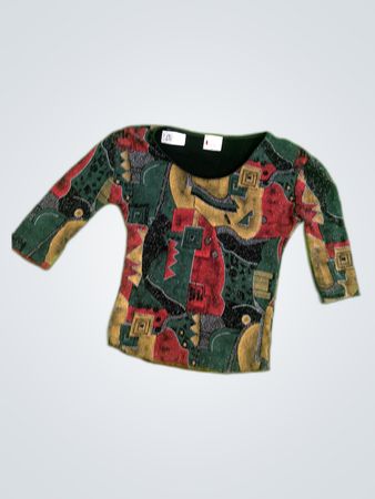 Hermann Lange Printed Blouse