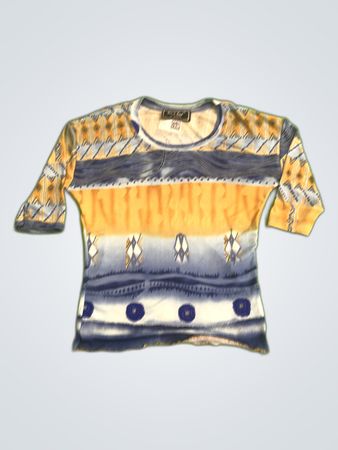 Week End à Paris Printed Blouse