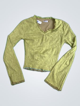 Dauvry Printed Long Sleeve Blouse