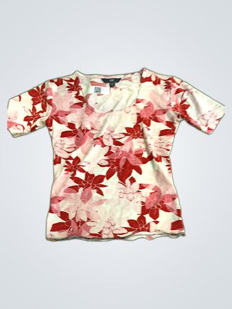 Blouse with Floral Pattern
