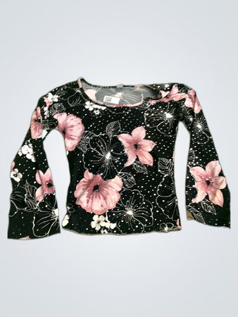 Floral Long-Sleeve Top