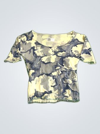 Zara Printed Cloud Blouse