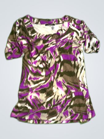 Fabiani Purple Camouflage T-Shirt
