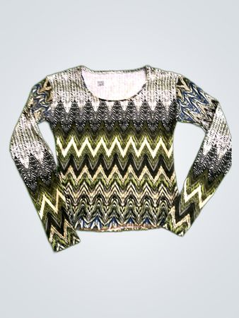 H&M Zigzag Knit Sweater