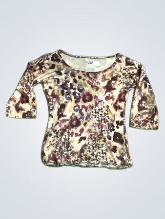 Blouse with Floral Pattern