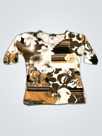 Gönner Floral Short Sleeve Top