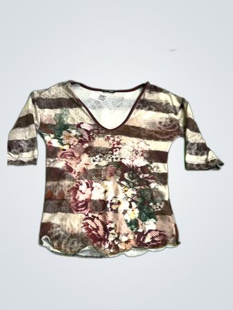 Gerry Weber Striped Floral Blouse