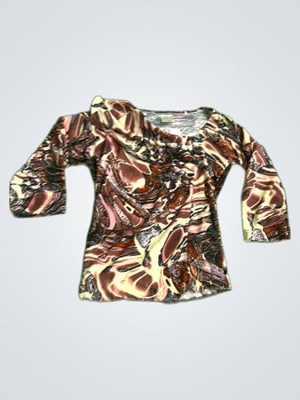 Blouse with Abstract Pattern