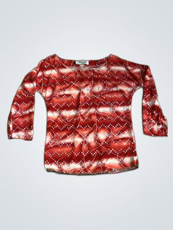 Gexin Long Sleeve Sparkly Top