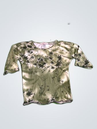 Italy Rosa Printed Floral Blouse