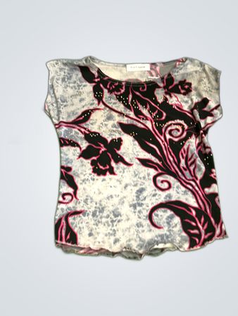 Eli & Irene Floral 3/4 Sleeve Top