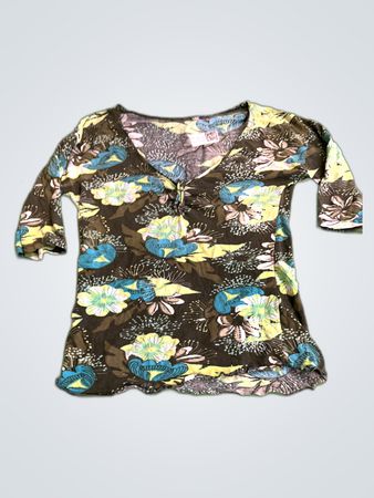 Blouse with Floral Pattern