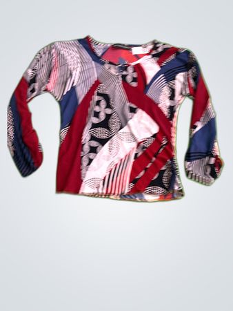 Long Sleeve Patterned Top