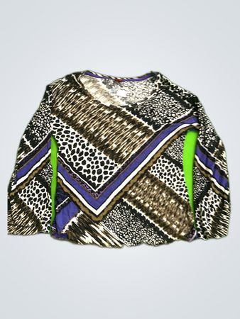 Animal Print Long Sleeve Top