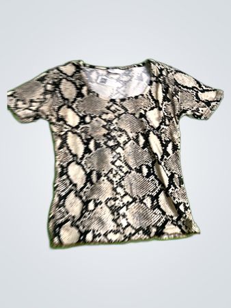 Infinity Printed Snakeskin T-Shirt