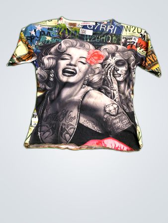 Fargau Homme Marilyn Monroe Printed T-Shirt