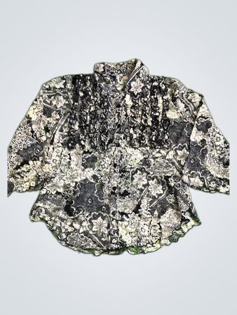 Blouse with Floral Pattern