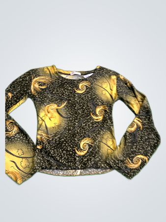 Dolce & Gabbana Printed Long-Sleeve Blouse