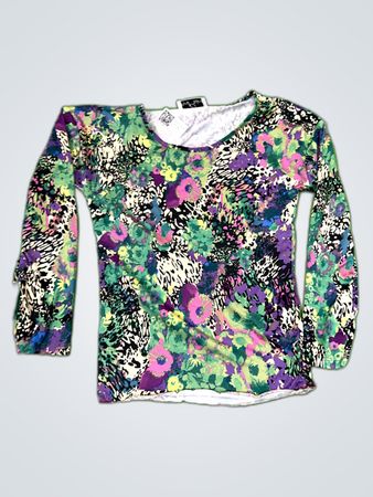 inPrint Printed Long-Sleeve Blouse