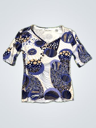 Chloé Printed V-Neck Blouse