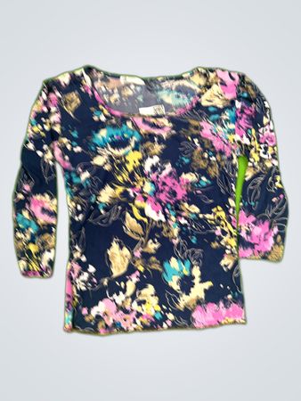 Blouse with Floral Pattern