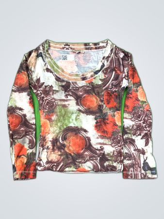 Select Printed Long Sleeve Blouse