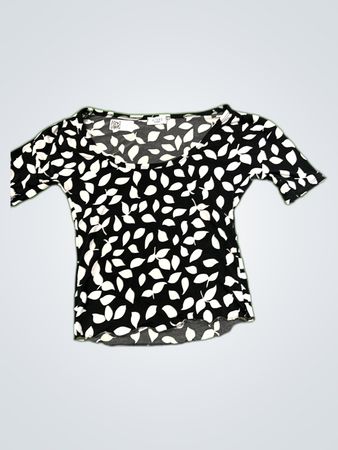 AUPRI Printed Leaf Blouse