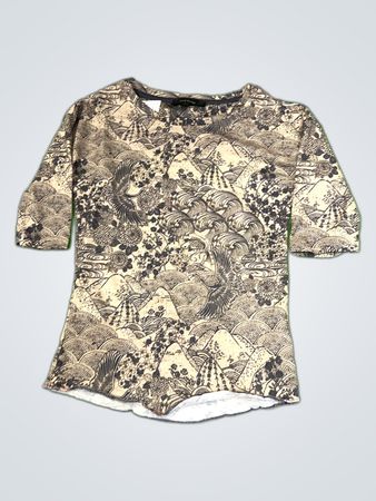 River Island Printed Crewneck Top