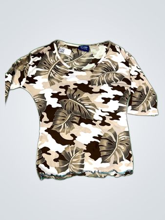 Liberty Printed Camo Blouse